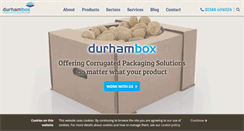 Desktop Screenshot of durhambox.co.uk