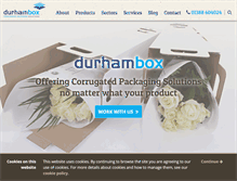 Tablet Screenshot of durhambox.co.uk